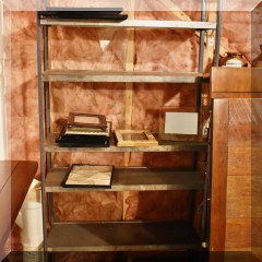 F81. Metal shelving.